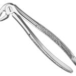 Extracting forceps, engl.