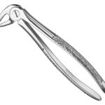 Extracting forceps, engl.