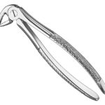 Extracting forceps, engl.