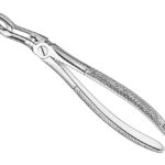 Extracting forceps, engl.