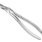 Extracting forceps, engl.