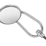 Mouth mirror/cheek retractor