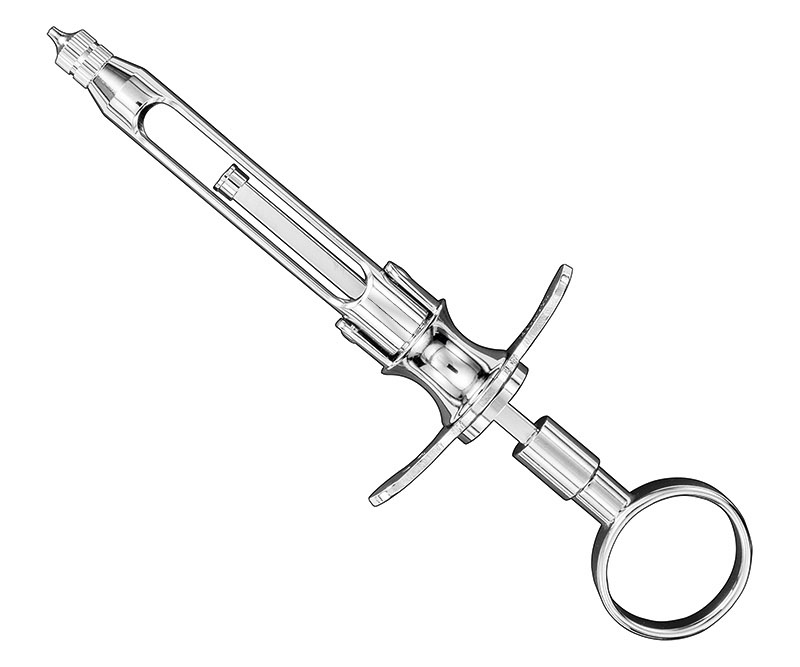 DCI-10-305_51_2.jpg Ointment syringe, ring handle - Image 1