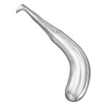 Septum lancet, angled, pistol handle