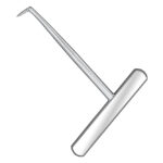 Septum lancet, angled, cross handle